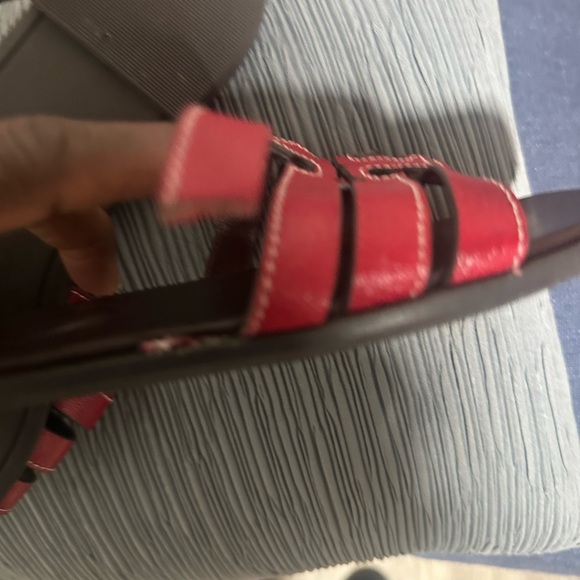 Tory Burch Red Slide Sandals•NWOT - Picture 3 of 4